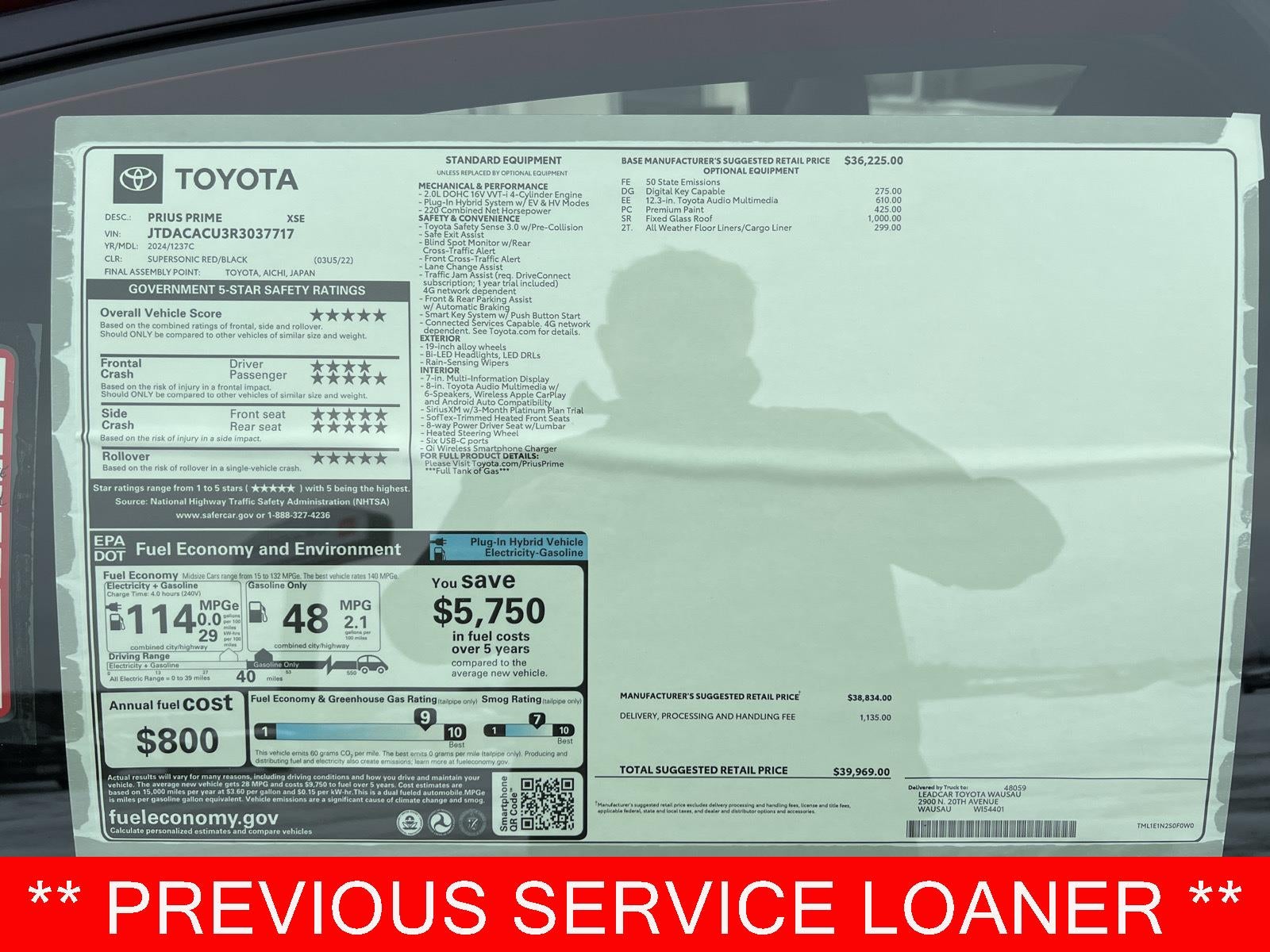 2024 Toyota Prius Prime XSE