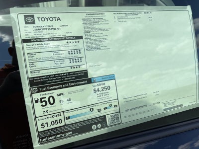 2025 Toyota Corolla Hybrid LE