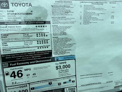 2026 Toyota Camry SE