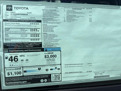 2026 Toyota Camry SE AWD