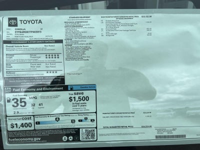 2026 Toyota Corolla LE