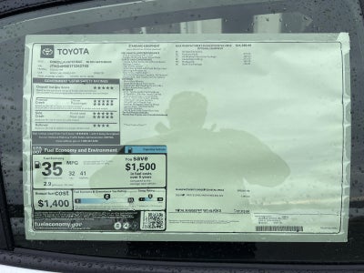 2026 Toyota Corolla Hatchback SE