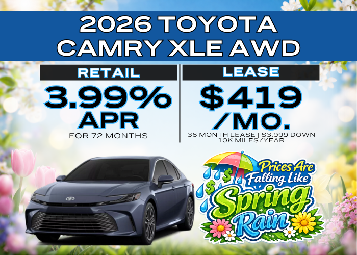 2026 TOYOTA CAMRY XLE