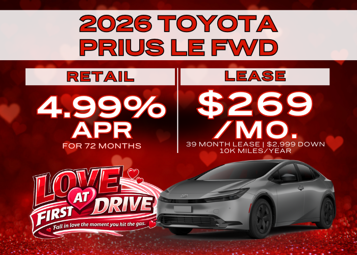 2026 TOYOTA PRIUS LE