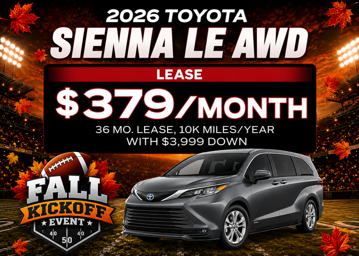 2026 TOYOTA SIENNA LE FWD